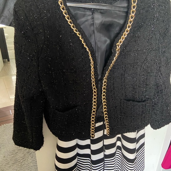 Blazer black and gold size M - Picture 3 of 3